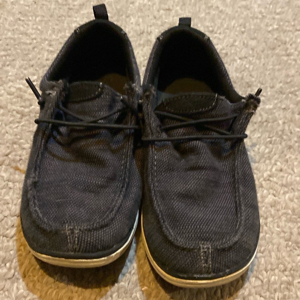 Sonoma boys canvas dark gray slide ons youth boys size 1